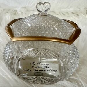 Bradford Exchange "My Daughter” Crystal Music Box